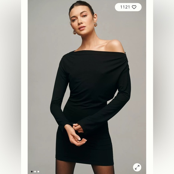 Reformation Dresses & Skirts - Reformation Eveline Long-Sleeve Knit Mini Dress Made in USA